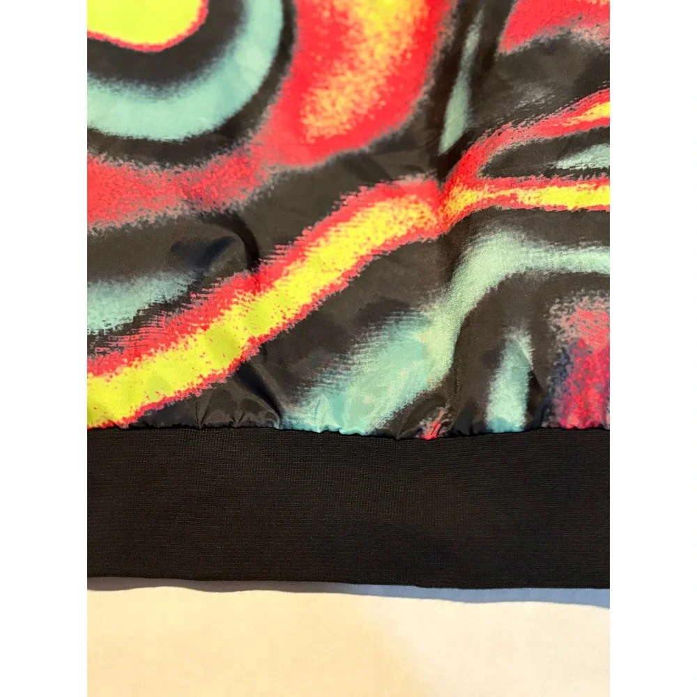 Kids Nike Air Jacket Full Zip Hooded Windbreaker Colorful GraphicPrint Size S 96
